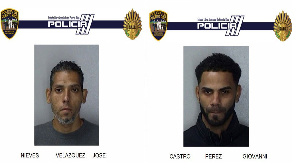  Municipales y estatales en Carolina arrestan a dos con un carro robado 