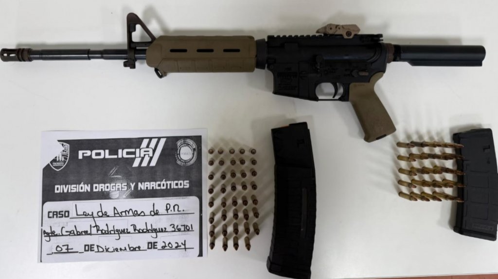  Ocupan un rifle en caser&iacute;o de Juana D&iacute;az y arrestan a una mujer con drogas 