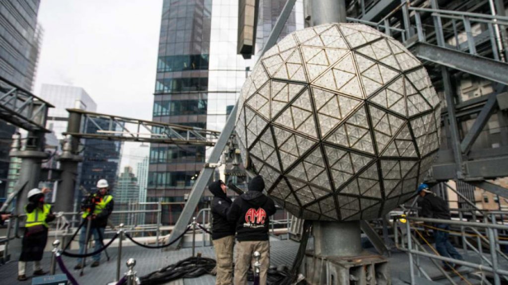  Esfera de Times Square se renueva para dar la bienvenida al 2023 