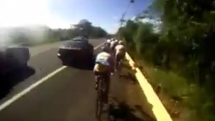 Ciclistas evidencian con video, actitud de conductores en su contra