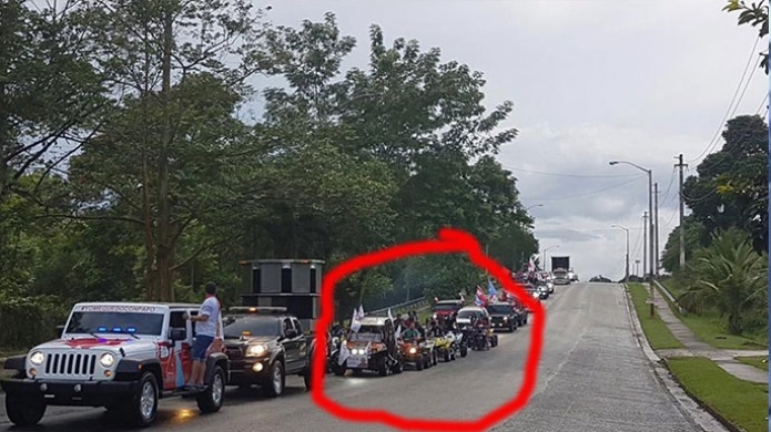 Video: "Algarete" alcalde de Juncos, permite uso de "Four Track" en vías públicas durante la caravana política 