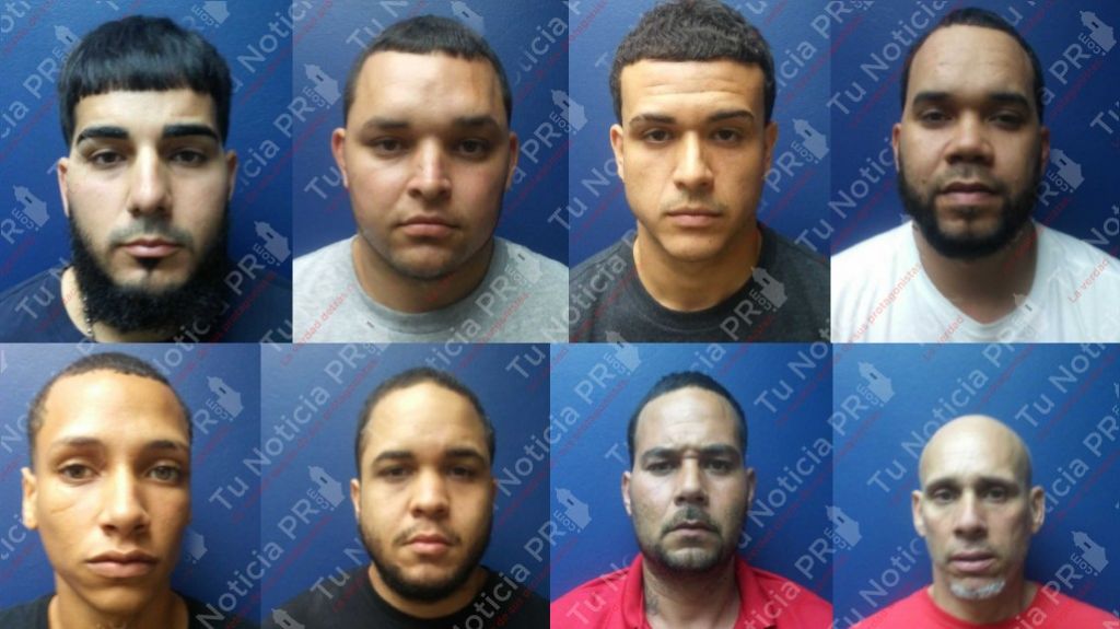  Video: A la c&aacute;rcel los 8 &ldquo;Gatilleros&rdquo; arrestados mientras estaban reunidos en Caguas 