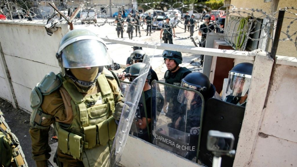  Intento de mot&iacute;n en una c&aacute;rcel chilena por un contagio de coronavirus deja 26 heridos 