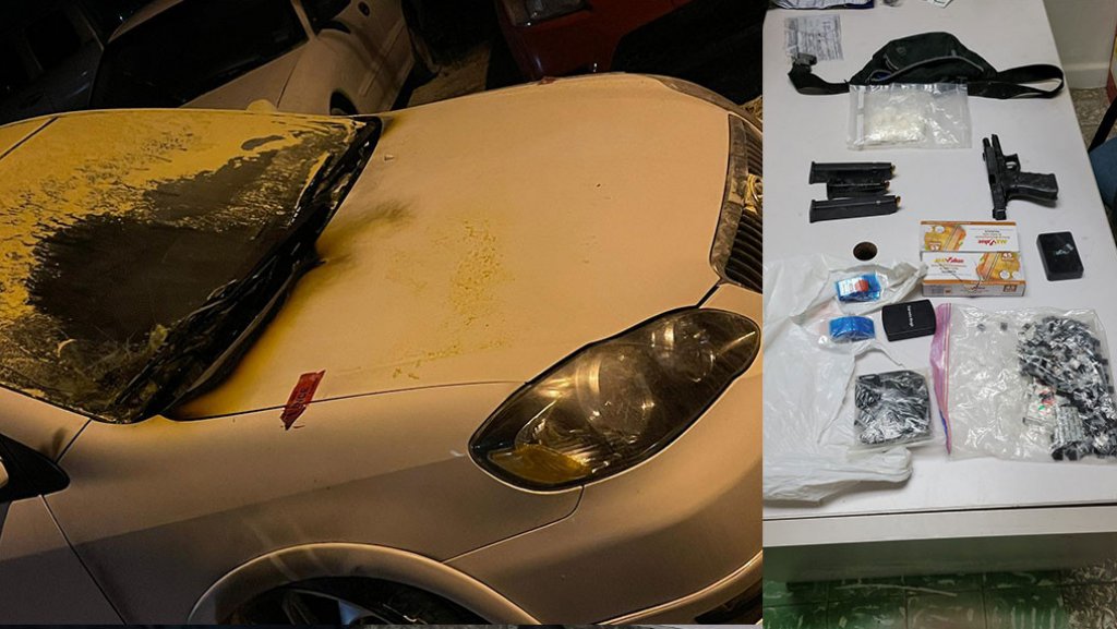  Prenden en fuego carro ocupado por la polic&iacute;a en Aguadilla, dentro encontraron un arma y drogas 