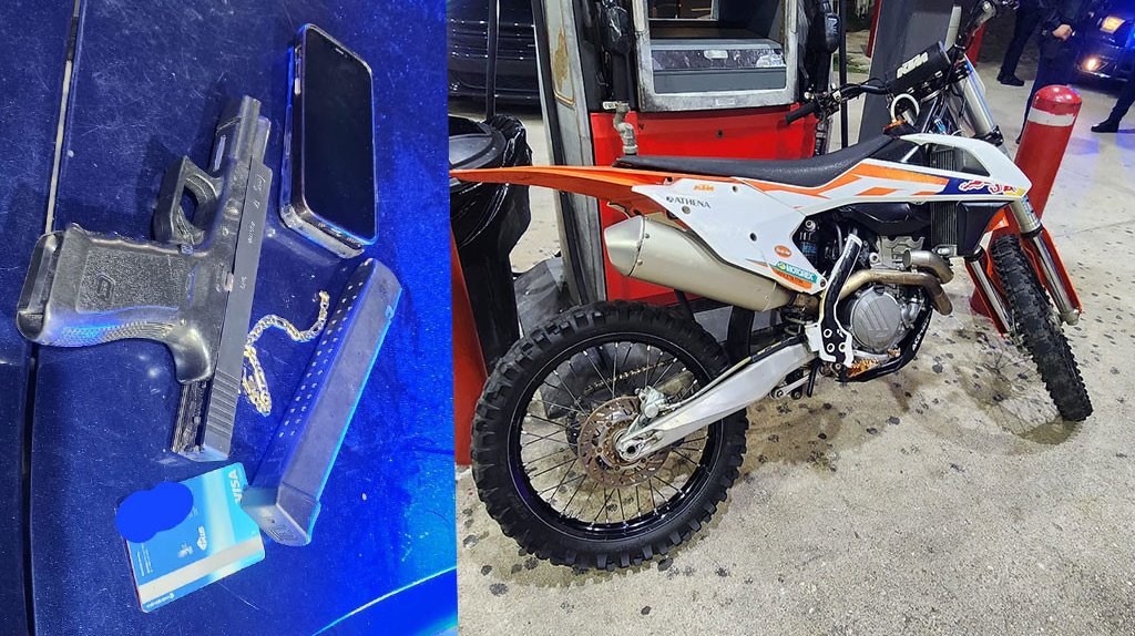  Arrestan conductor de motora todo terreno con un arma ilegal en Luquillo 