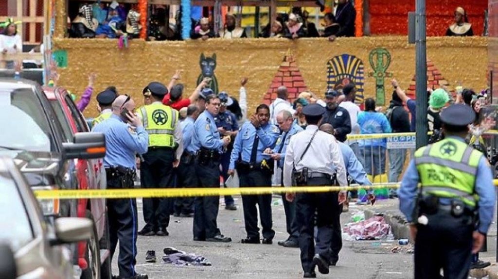  Mueren a tiros 3 personas en carnaval de Nueva Orleans 