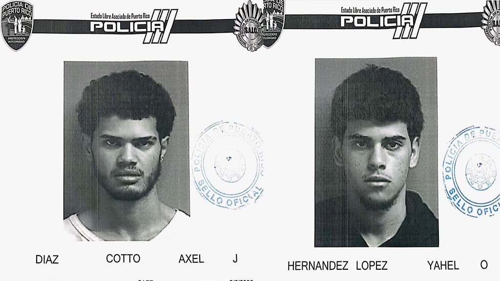 A la cárcel “Chamaquitos” de 18 y 19 años arrestados con un armas y un carro robado en Caguas 