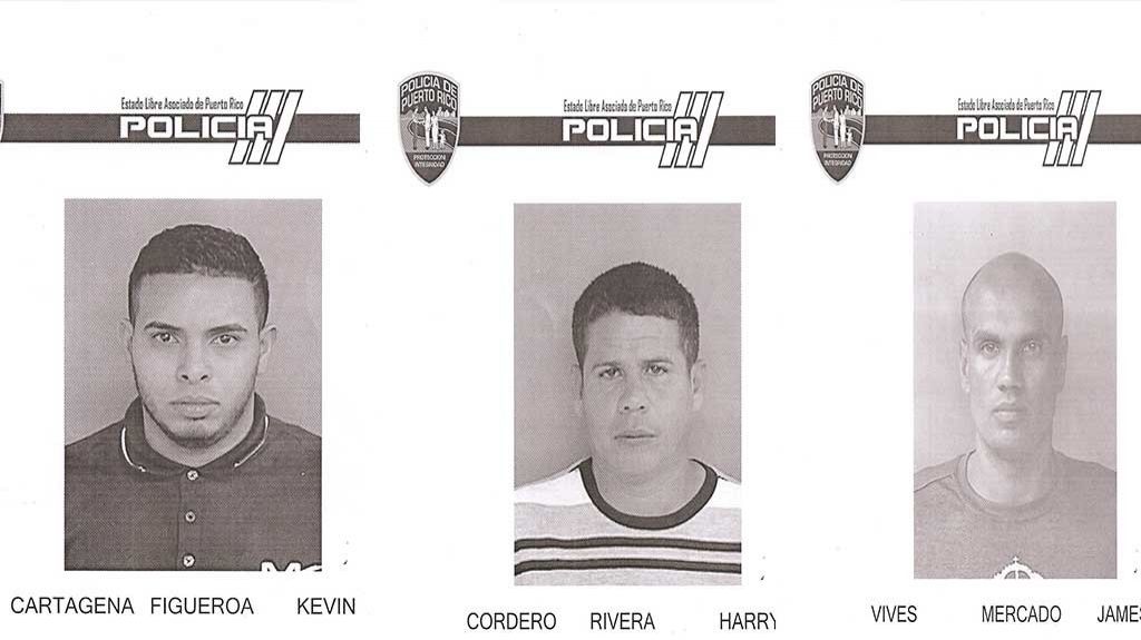  Arrestan a tres por robar en finca de Cayey 