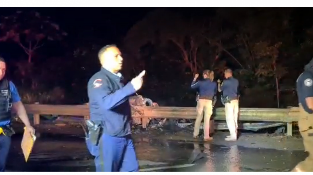  Video: Polic&iacute;a confirma que personas que murieron calcinadas en expreso 52 transitaban a exceso de velocidad 