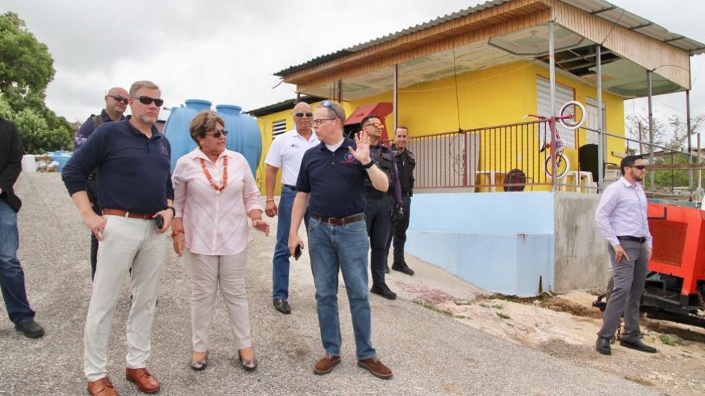  Sub secretario Vivienda federal visita &aacute;reas afectadas por Mar&iacute;a en Ponce 