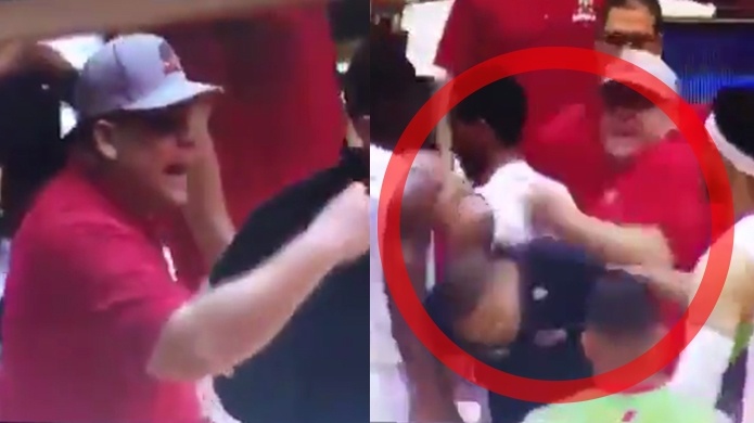 Video: Agreden con un puÃ±o en la cara a arbitro que expulso a JJ Barea de juego