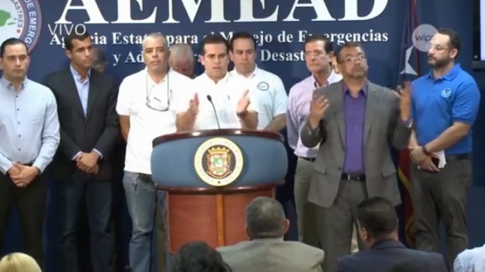 Video: El gobernador Ricardo RossellÃ³ explico que luego del huracÃ¡n MarÃ­a, "Nadie tendrÃ¡ luz" 