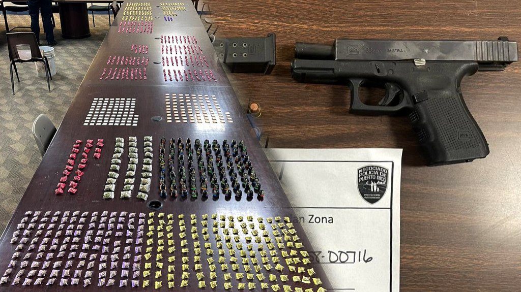  La polic&iacute;a halla arma de fuego y gran cantidad de drogas en Ponce 