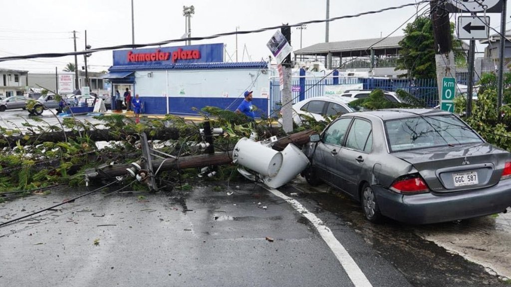  Cerrada carretera en Toa Baja luego que un rayo impactara un &aacute;rbol 
