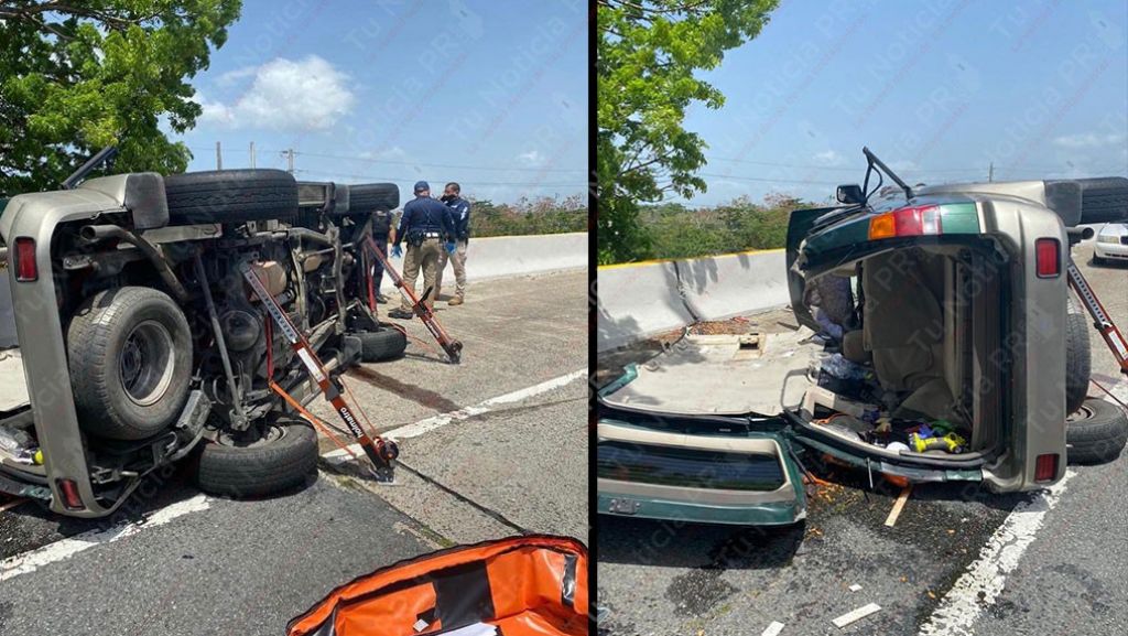  Estable conductor que se volc&oacute; mientras conduc&iacute;a ayer en la Baldorioty 