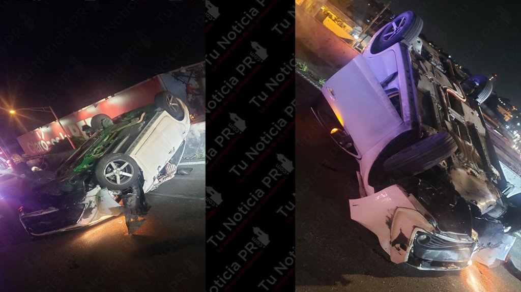  Video: Se vuelca veh&iacute;culo en la Baldorioty 