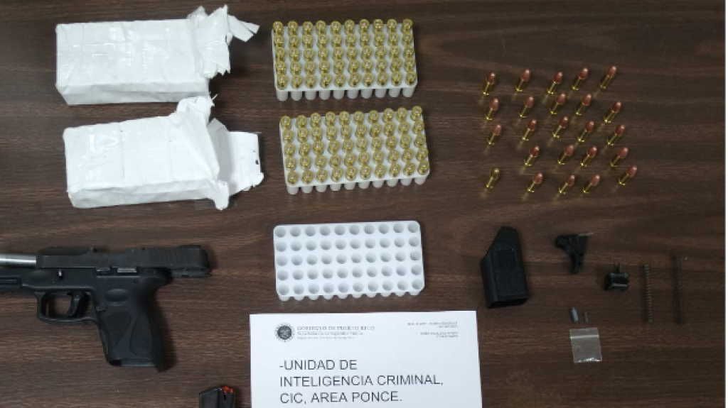  Ocupan un arma de fuego durante allanamiento en Ponce 