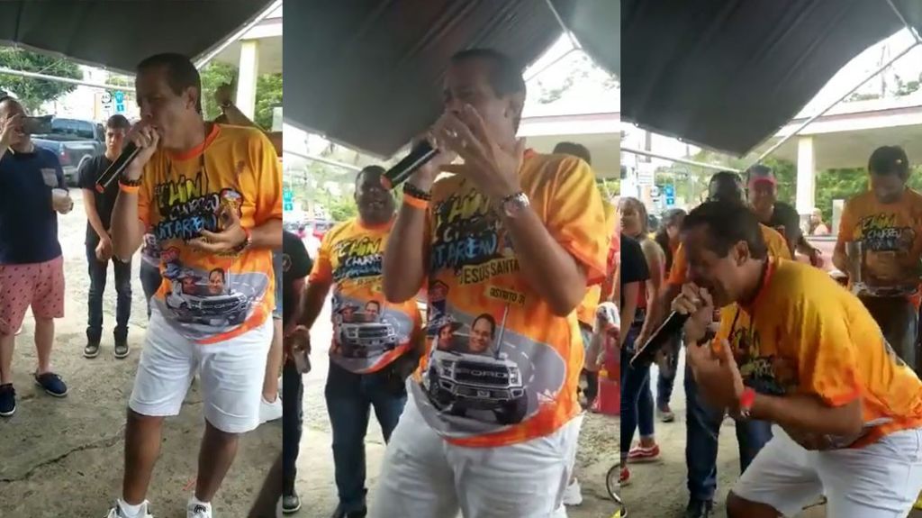  En video representante Georgie Navarro &ldquo;Fajao&rdquo; en un Karaoke 