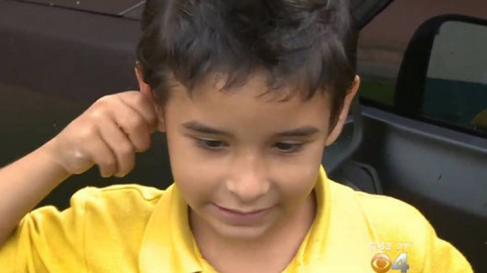 PolicÃ­a de Miami esposa a niÃ±o para darle una 'lecciÃ³n'