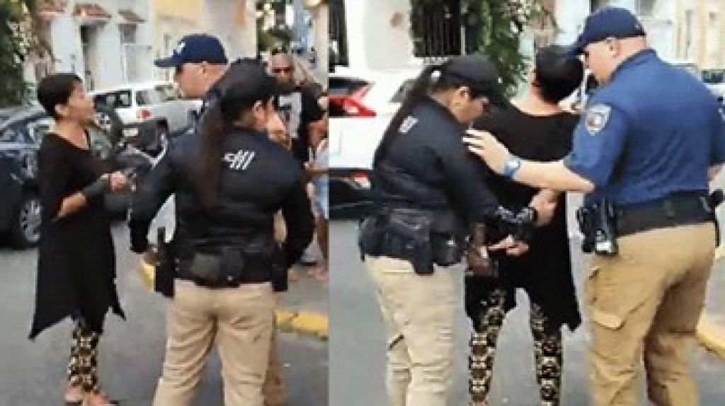  Video: Identifican mujer arrestada ayer en el Viejo San Juan 