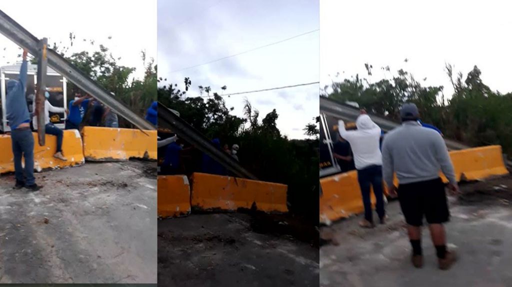  Video: Ciudadanos en San Lorenzo remueven vallas que puso el alcalde para limitar entrada al pueblo 