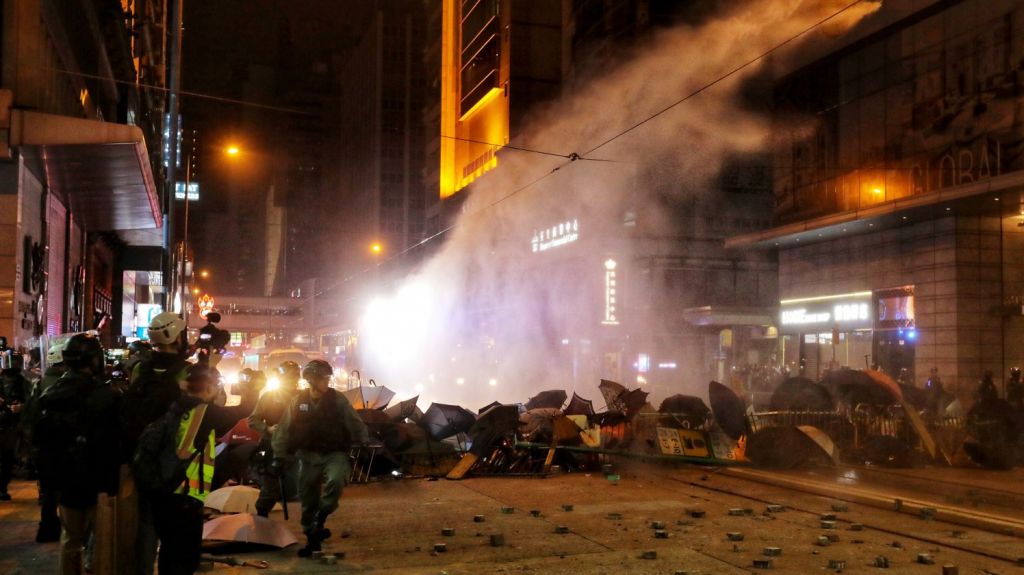  Vea video: La tensi&oacute;n vuelve a Hong Kong con enfrentamientos durante la marcha de A&ntilde;o Nuevo 