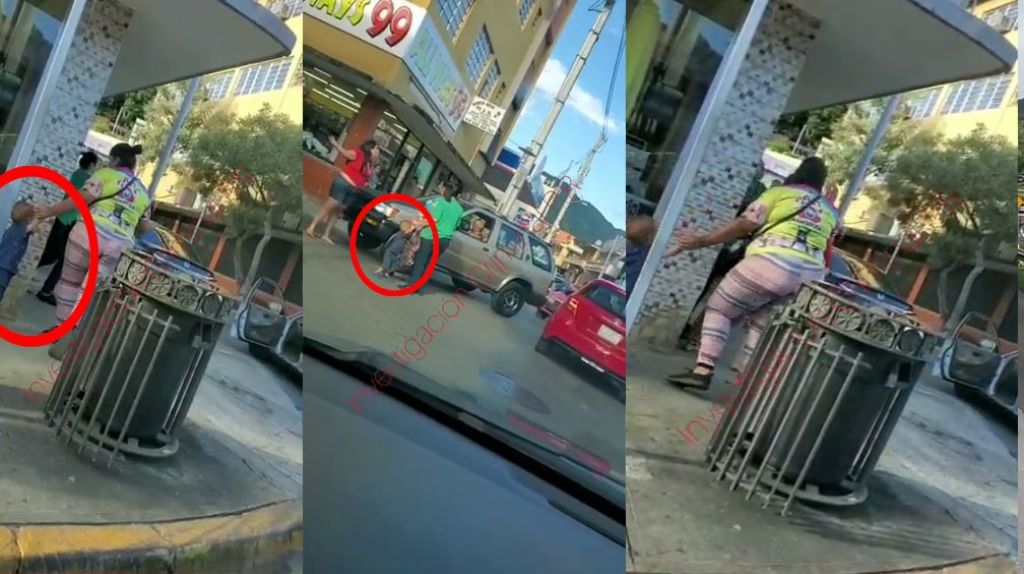  Video: Mujeres a pu&ntilde;o limpio en Jayuya y un bebe en medio de ellas 
