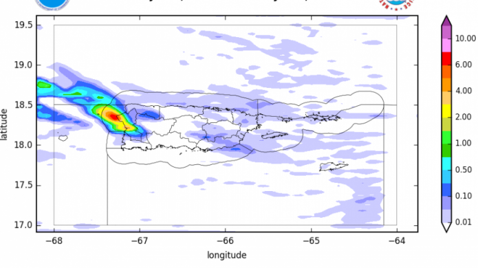 Otra Onda pasa al Sur, mientras que en las prÃ³ximas horas llegarÃ¡ una capa de bruma...