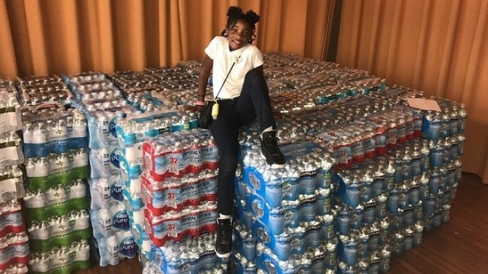 Jovencita en Maryland pide 500 paquetes de agua como regalo de cumpleaÃ±os para donarlo a PR 