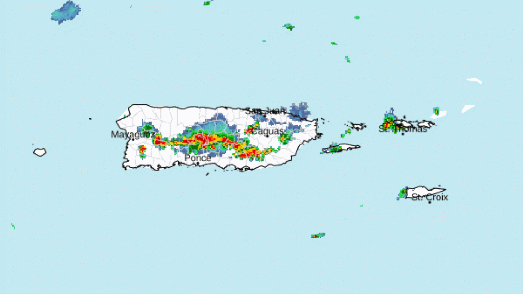  Varias áreas de Puerto Rico bajo advertencia de inundaciones 