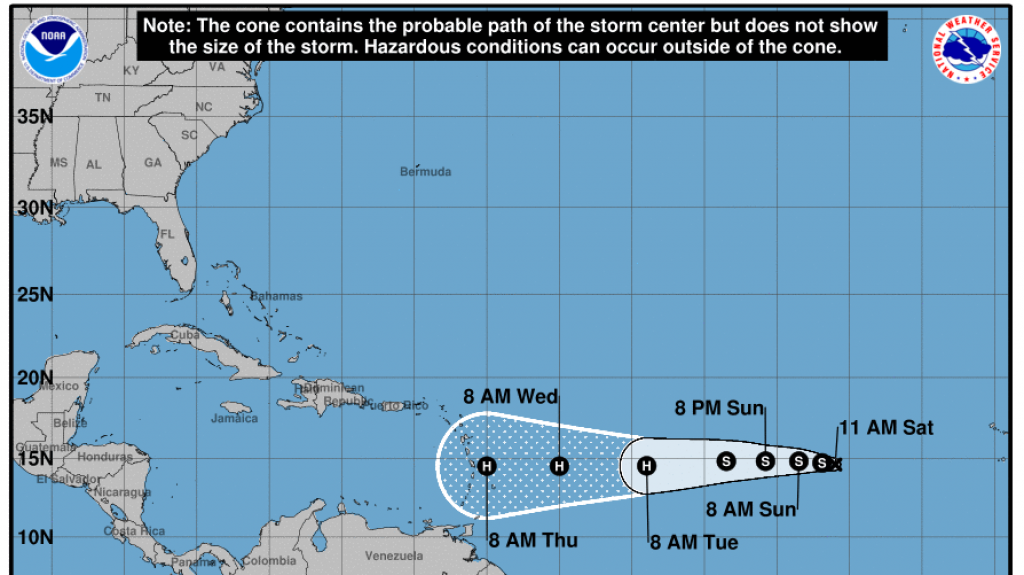 Sin mayores cambios los pron&oacute;sticos de la tormenta Helene y la depresi&oacute;n tropical #9 