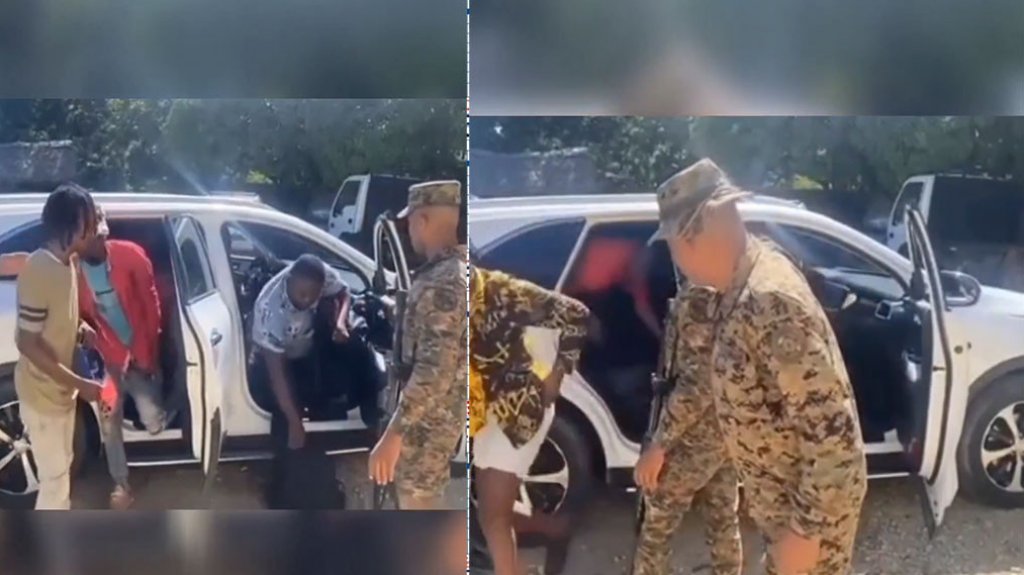  Video: Detienen 15 haitianos dentro de una &ldquo;guaguita&rdquo; KIA 