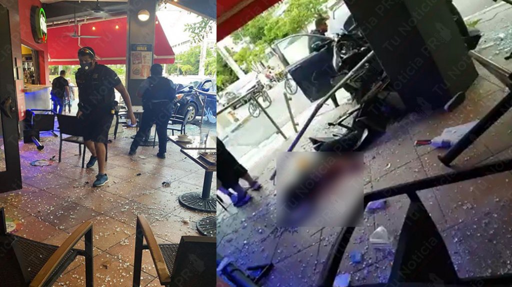  Publican video de segundos luego que un auto impact&oacute; dos mujeres en Chili's de Condado 