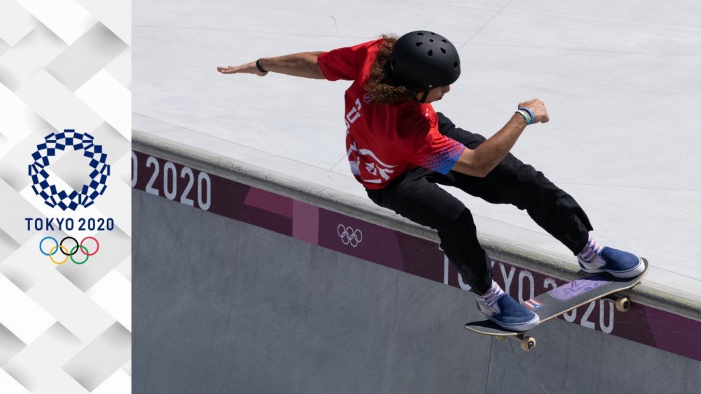  Steven Pi&ntilde;eiro sexto en el skateboarding park de Tokio 2020 