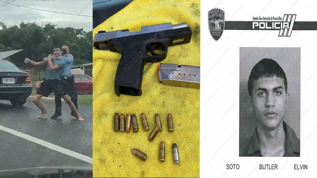  El guapet&oacute;n del Mercedes que enfrent&oacute; a polic&iacute;as de tr&aacute;nsito, ten&iacute;a una pistola ilegal, el juez solo le dio 10 mil de fianza 