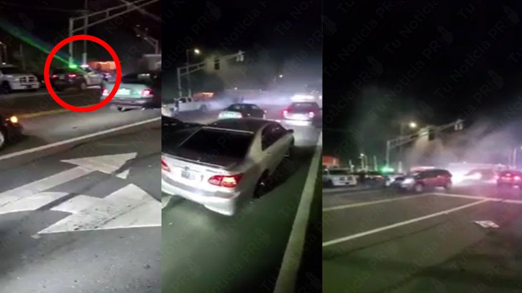  Video en vivo: Descontrol en las calles del pueblo de Las Piedras, &ldquo;chilladera de gomas y fiebre&rdquo; 