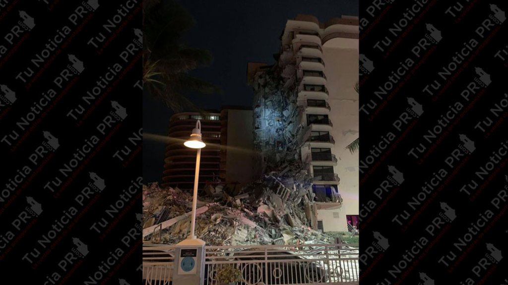  Muere una persona al derrumbarse un condominio en Miami 