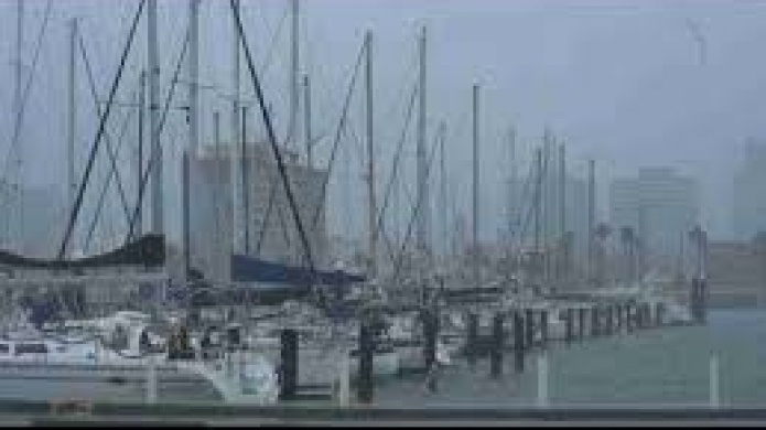 Video: Momento en que El huracÃ¡n Harvey, toca tierra en costa de Texas