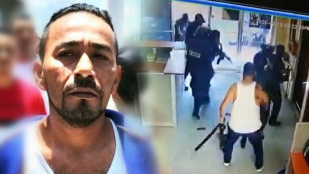  VIDEOS: Momento en que hombres armados y disfrazados de polic&iacute;as liberaron a un l&iacute;der de la MS-13 en Honduras 
