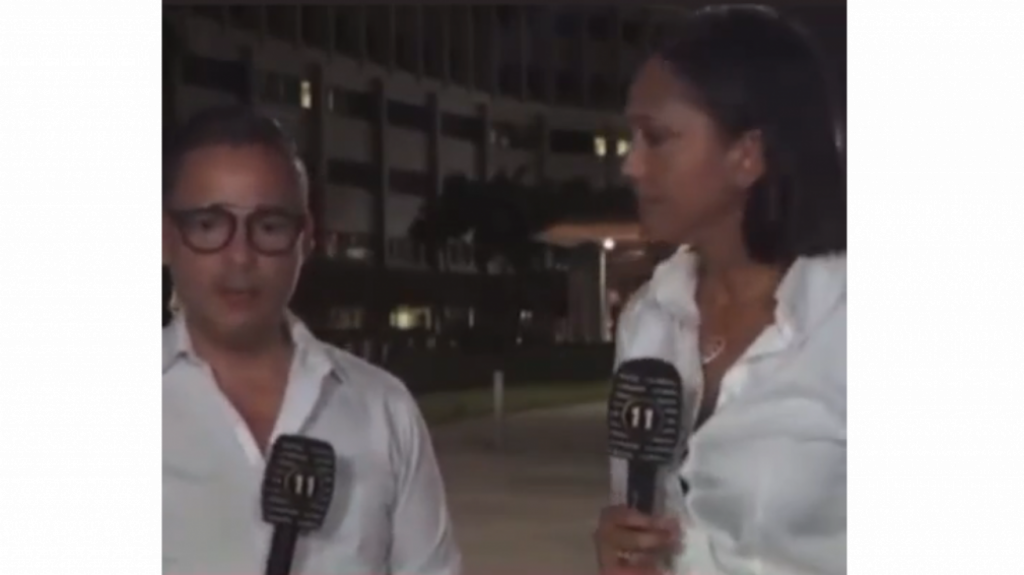  Video: Critican actitud de reportero de Teleonce hacia su compañera Nuria Sebazco 