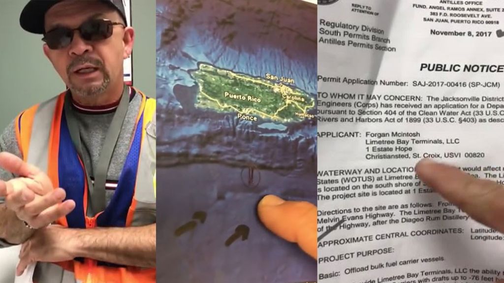  Hombre publica video alegando tener evidencia sobre construcci&oacute;n de tuber&iacute;as de gas natural en el Mar Caribe 