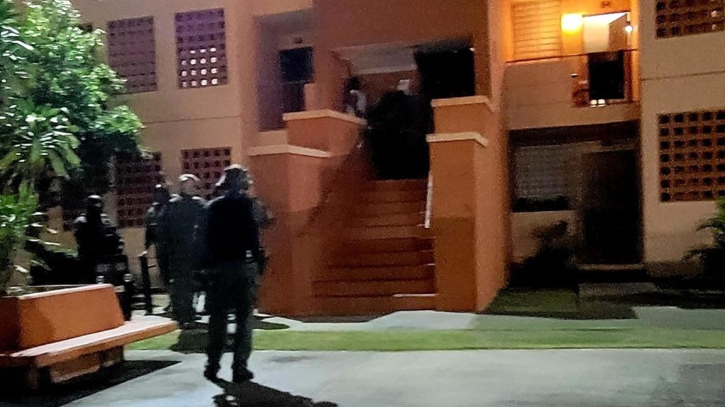  Fotos: Operativo en caser&iacute;o de Lo&iacute;za deja 4 arrestados 