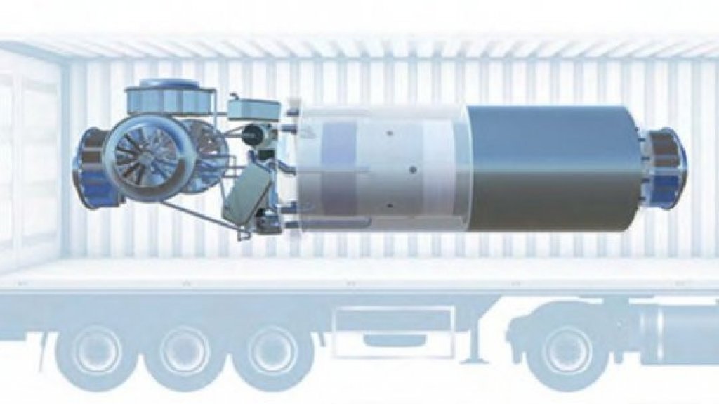  Nuevo concepto de microreactores nucleares que son como “mini baterías nucleares” del tamaño de un contenedor de arrastre de un camión 