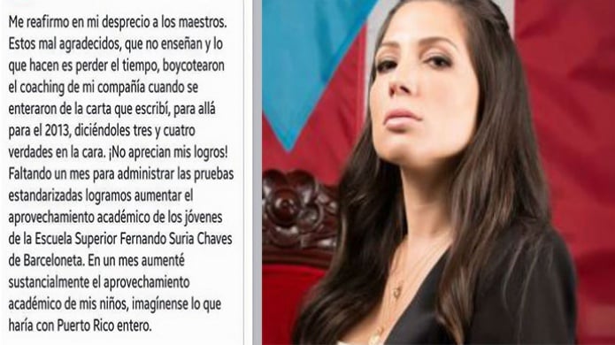 Otra MetÃ­a de pata de la nueva cÃ¡ndidata a la gobernaciÃ³n, pide disculpa por insultar maestros