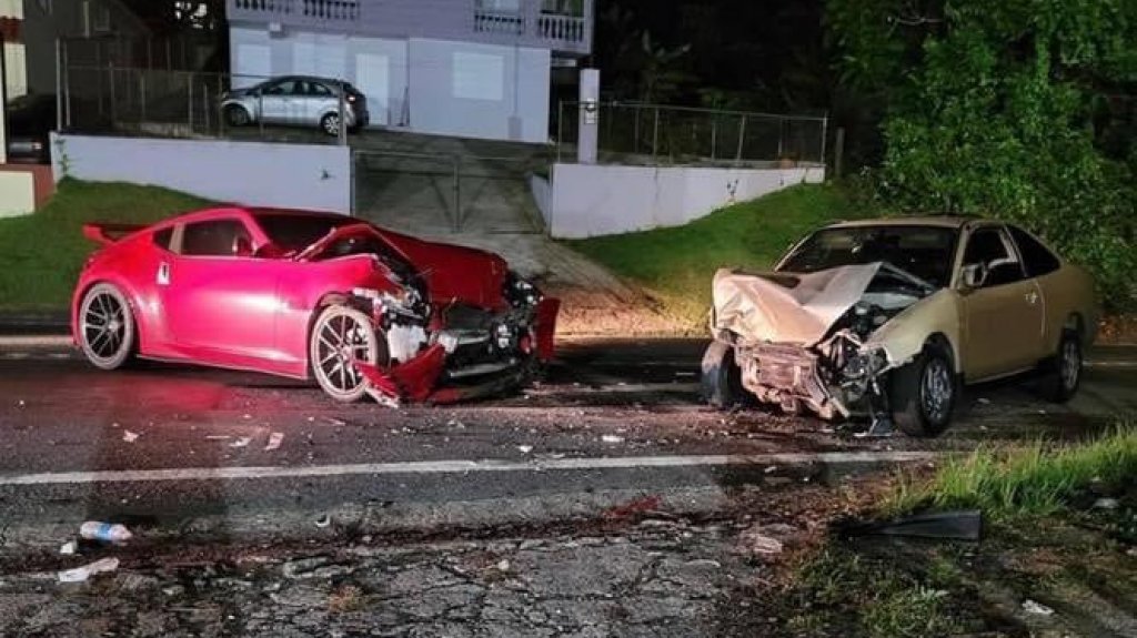  Conductor que transitaba de Caguas a Cidra capta en video su propio accidente 