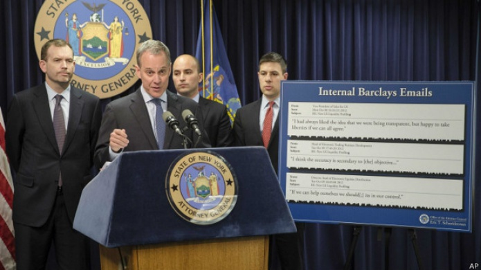 FiscalÃ­a de Nueva York presentarÃ¡ cargos contra Barclays por fraude
