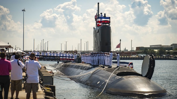 Un submarino, el nuevo navÃ­o de guerra mÃ¡s letal de la Armada de EE.UU.