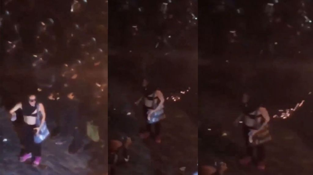  Video: Manifestante intentaba &ldquo;poner la paz&rdquo; pero la polic&iacute;a &ldquo;disparo balas de goma&rdquo; contra ella 