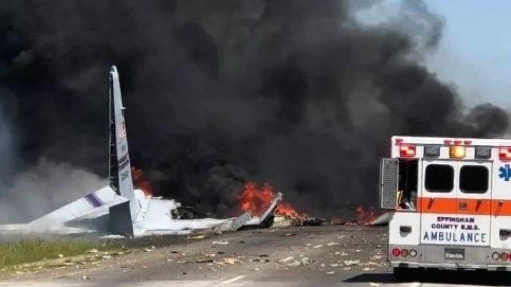  Se estrella en EE.UU. un avi&oacute;n militar de la Guardia A&eacute;rea Nacional 
