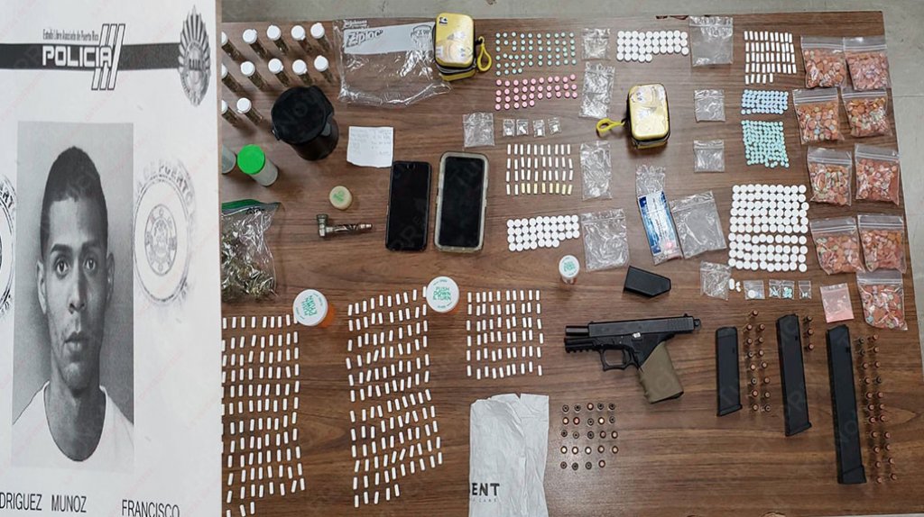  Lo fueron arrestar por Ley 54 y le ocuparon un arma y drogas en Hato Rey 